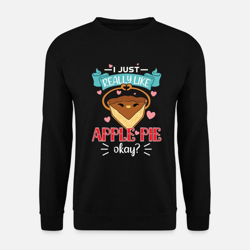 Apple pie - Unisex Sweatshirt - black
