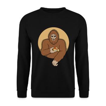 Apple pie - Unisex Sweatshirt - black - Front - Alina (178cm) & Michal (187cm)