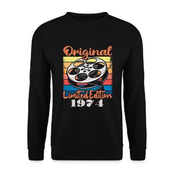 Édition Originale Limitée De 1974 - Sweat-shirt Unisexe - noir - Devant - Alina (178cm) & Michal (187cm)