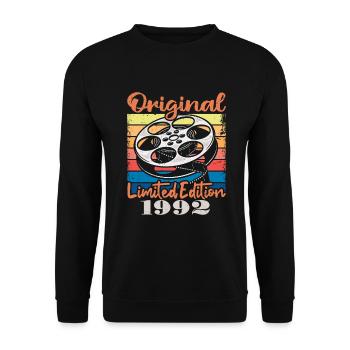 Original limitierte Auflage von 1992 - Unisex Pullover - Schwarz - Vorne - Alina (178cm) & Michal (187cm)
