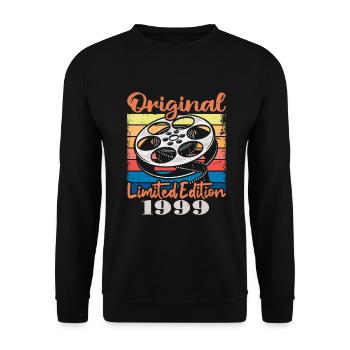 Original limitierte Auflage von 1999 - Unisex Pullover - Schwarz - Vorne - Alina (178cm) & Michal (187cm)