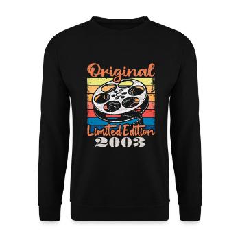 Original limited edition of 2003 - Unisex Sweatshirt - black - Front - Alina (178cm) & Michal (187cm)