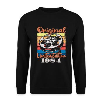 Édition Originale Limitée De 1984 - Sweat-shirt Unisexe - noir - Devant - Alina (178cm) & Michal (187cm)