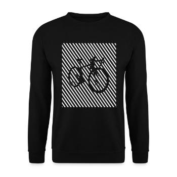 Cyclisme - (5) - Sweat-shirt Unisexe - noir - Devant - Alina (178cm) & Michal (187cm)