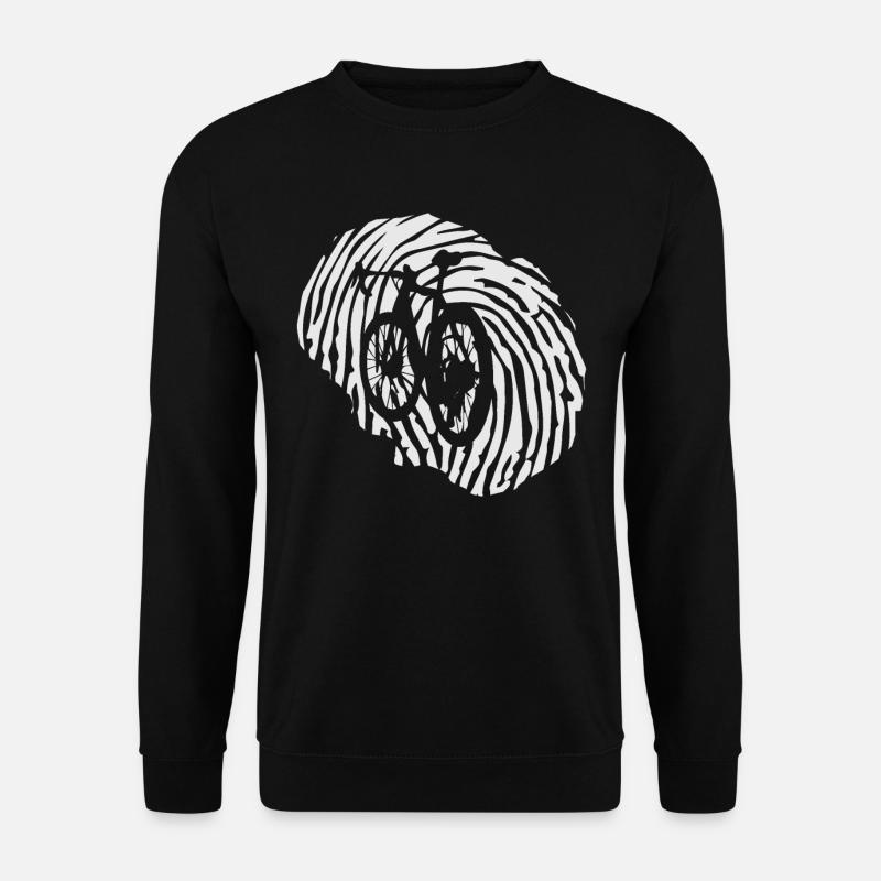 Empreinte digitale - Cyclisme - - Sweat-shirt Unisexe - noir