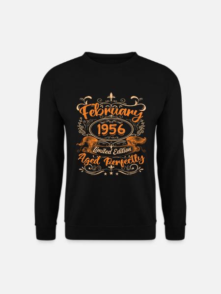 February 1956 | Aged Perfectly - Unisex Sweatshirt - black
