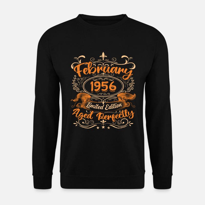 February 1956 | Aged Perfectly - Unisex Sweatshirt - black