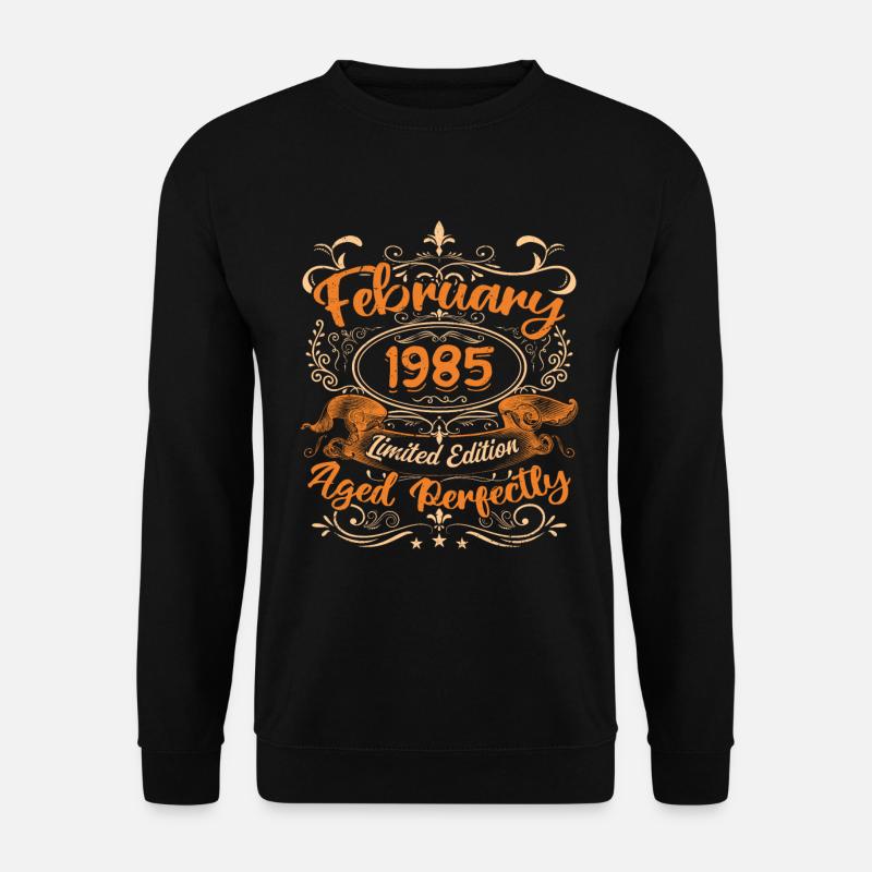 February 1985 | Aged Perfectly - Sweat-shirt Unisexe - noir