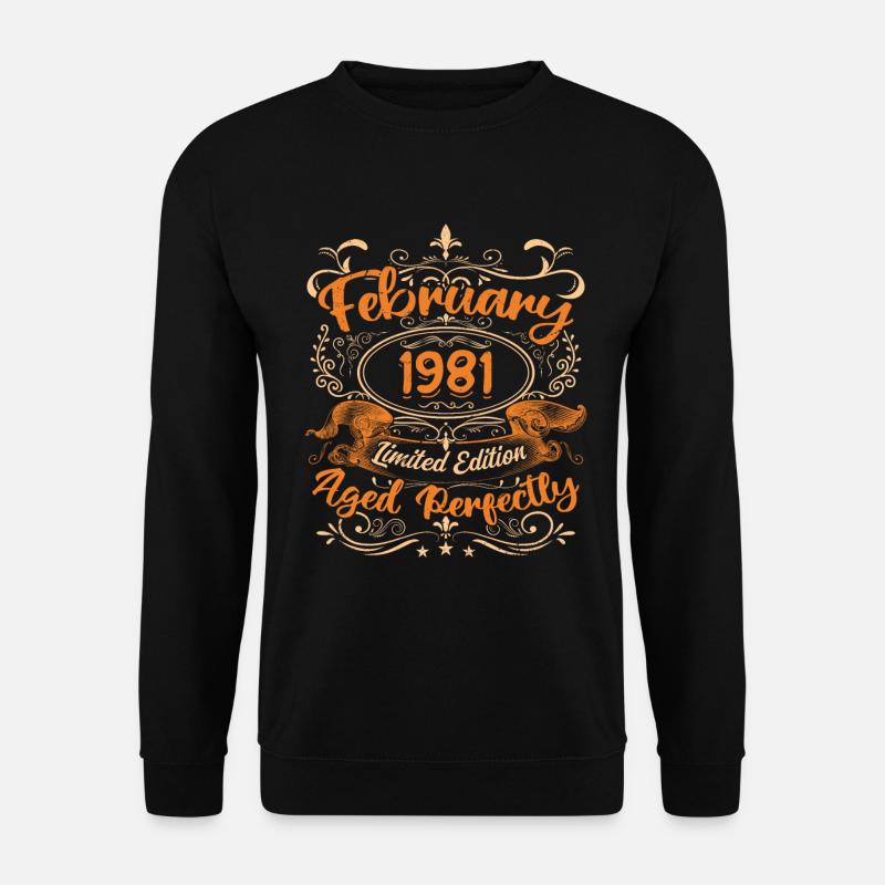 February 1981 | Aged Perfectly - Unisex Sweatshirt - black