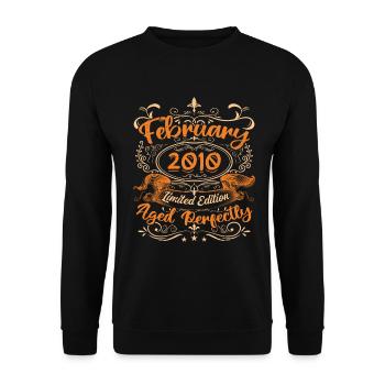 February 2010 | Aged Perfectly - Unisex Sweatshirt - black - Front - Alina (178cm) & Michal (187cm)