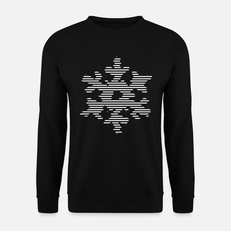 Snowflake- - Unisex Sweatshirt - black