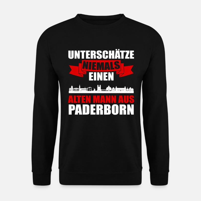 Paderborn - Unisex Pullover - Schwarz