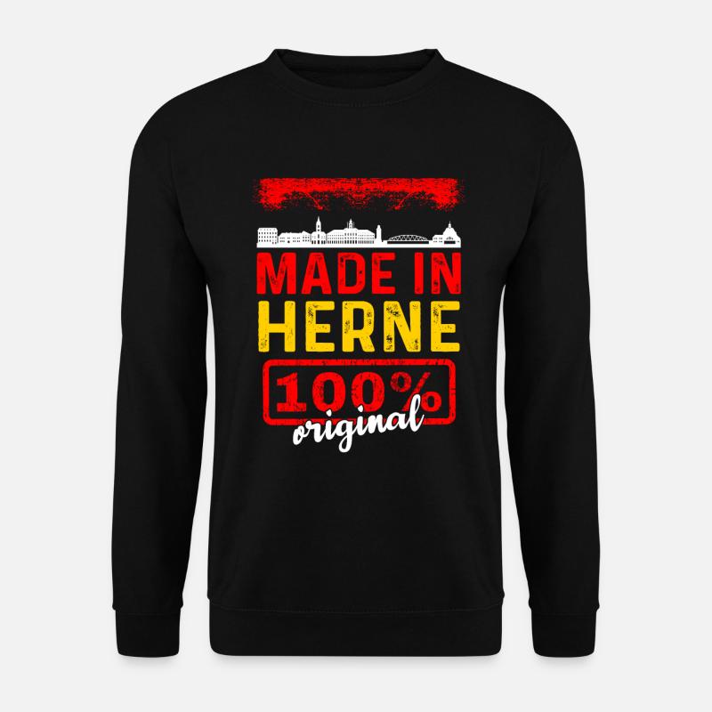 Herne - Unisex Pullover - Schwarz