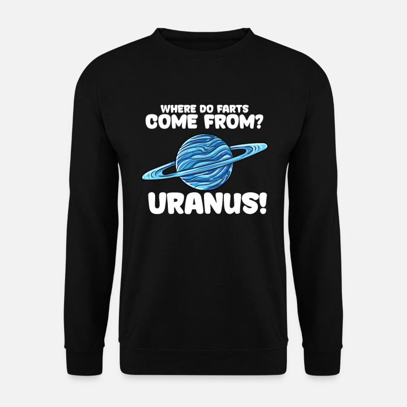 Uranus - Unisex Pullover - Schwarz