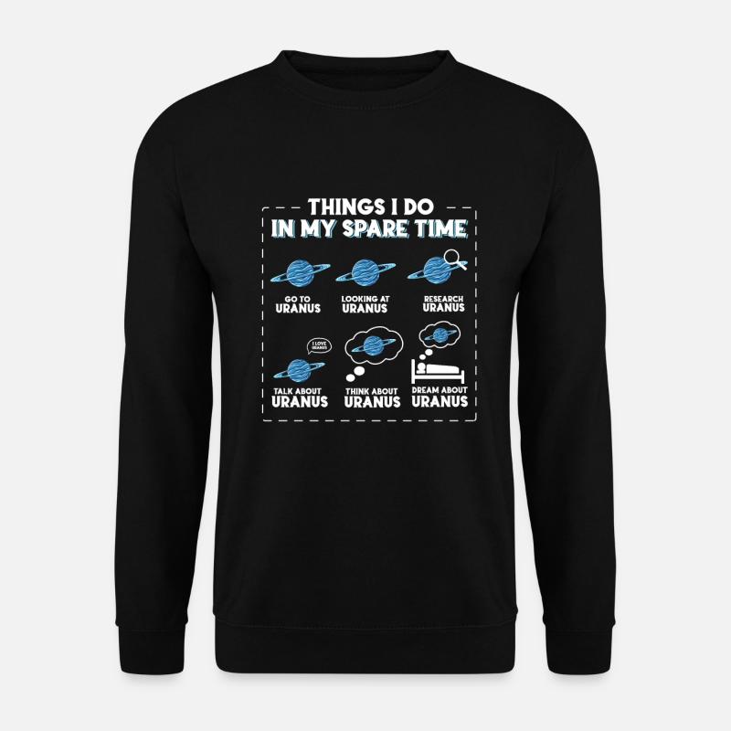 Uranus - Unisex Pullover - Schwarz