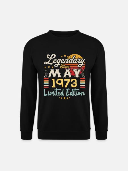 Legendary since May 1973 Limited Edition - Sweat-shirt Unisexe - noir