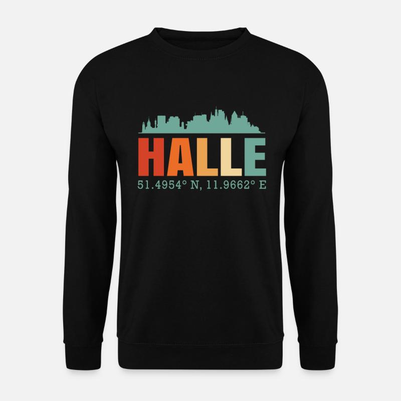 Halle - Unisex Pullover - Schwarz