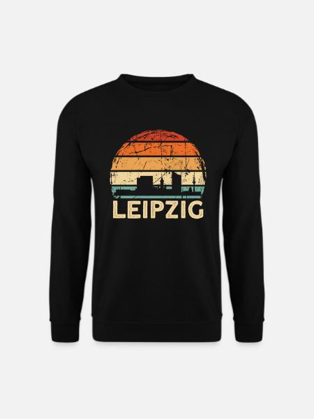 Leipzig - Unisex Pullover - Schwarz