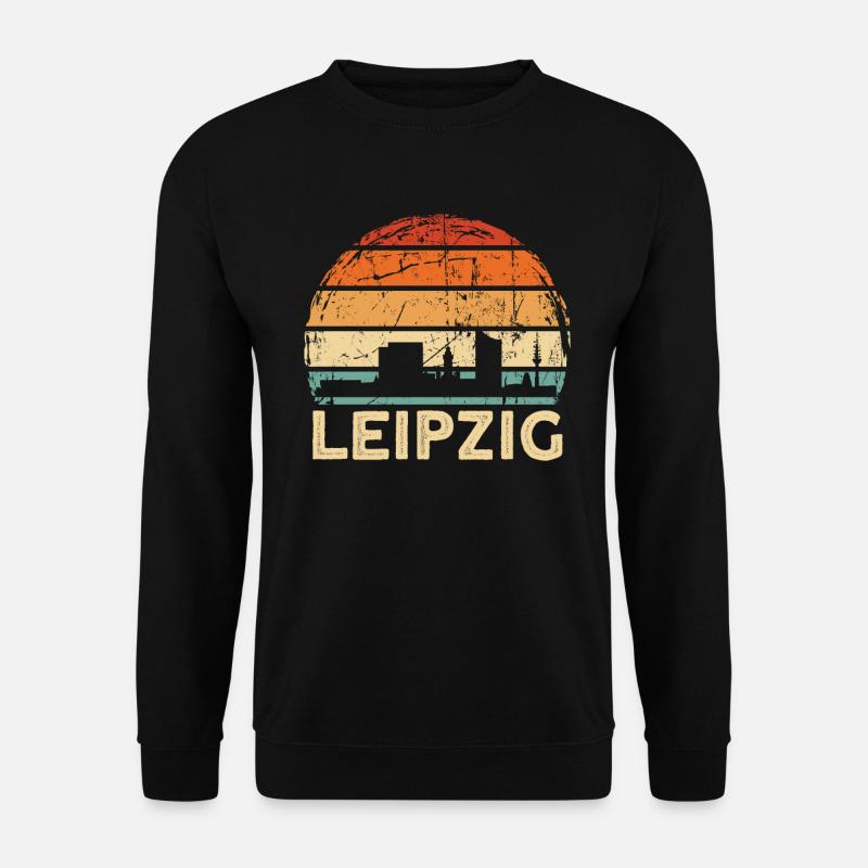 Leipzig - Unisex Pullover - Schwarz