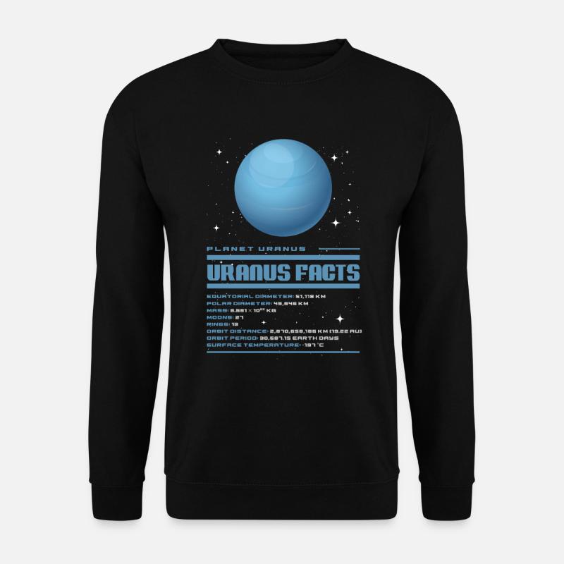 Uranus - Unisex Pullover - Schwarz