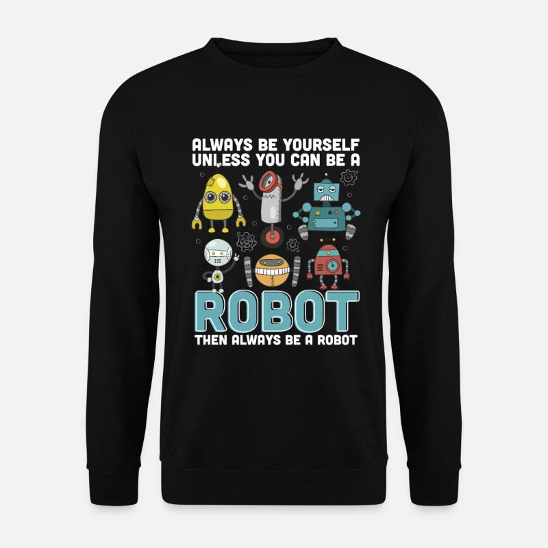 Robot - Unisex Sweatshirt - black
