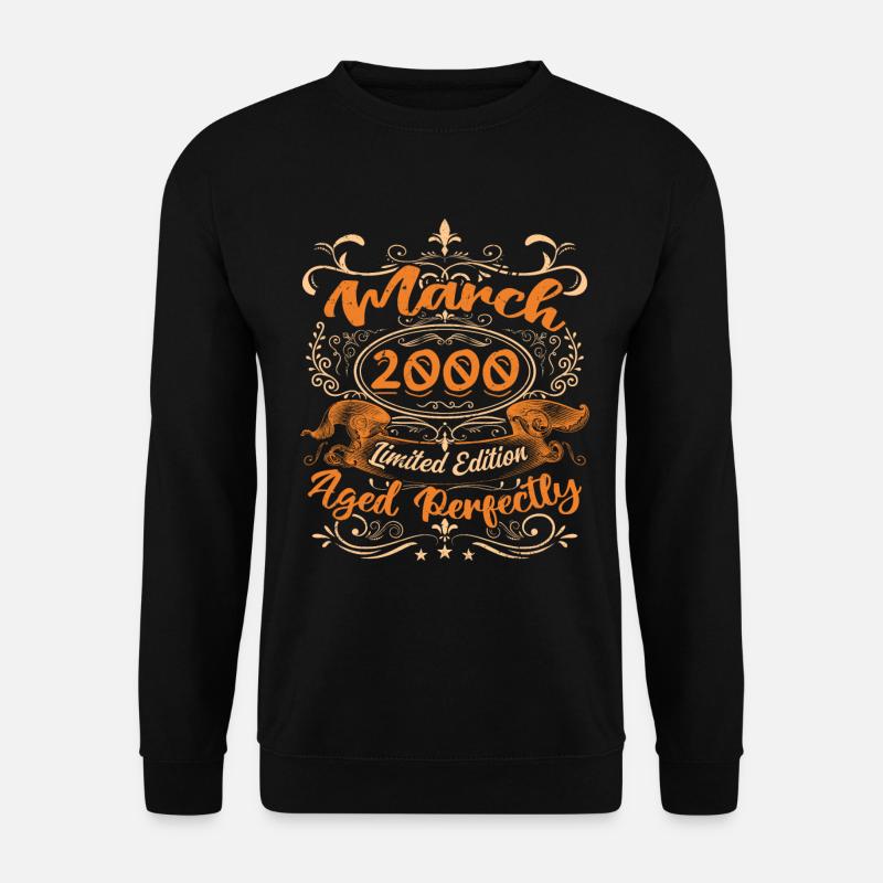 March 2000 | Aged Perfectly - Sweat-shirt Unisexe - noir
