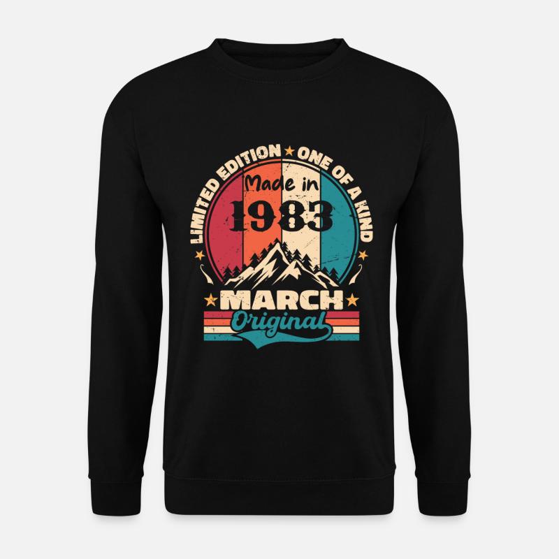 March 1983 | Aged Perfectly - Unisex Sweatshirt - black