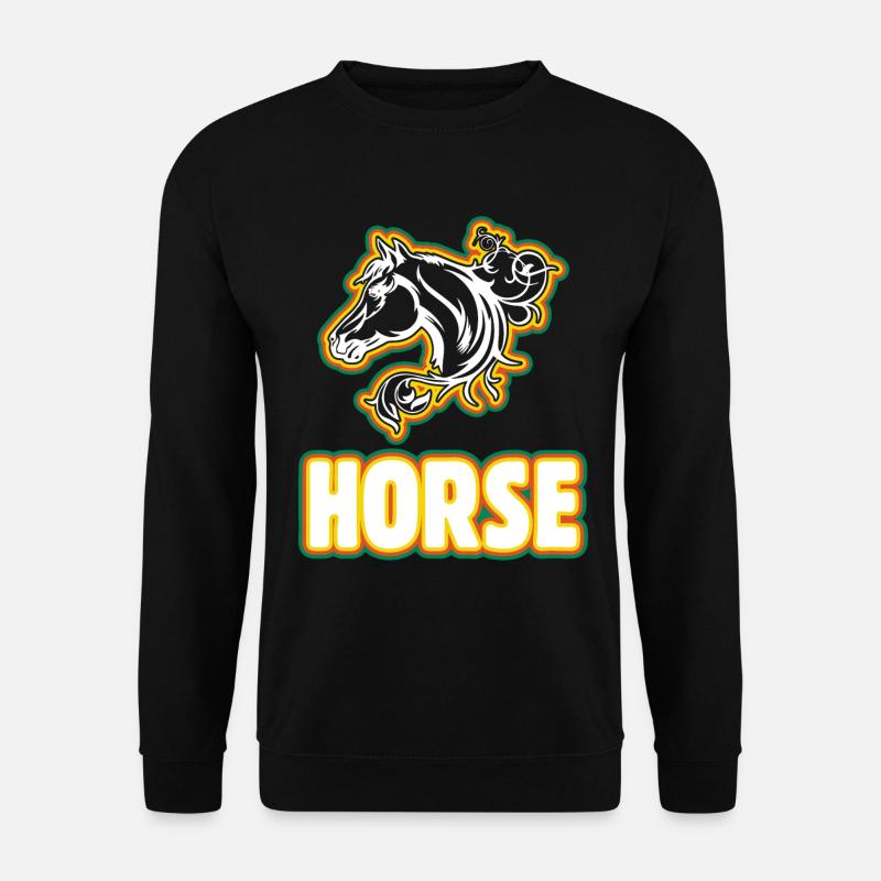 Horse 2 - - Unisex Sweatshirt - black