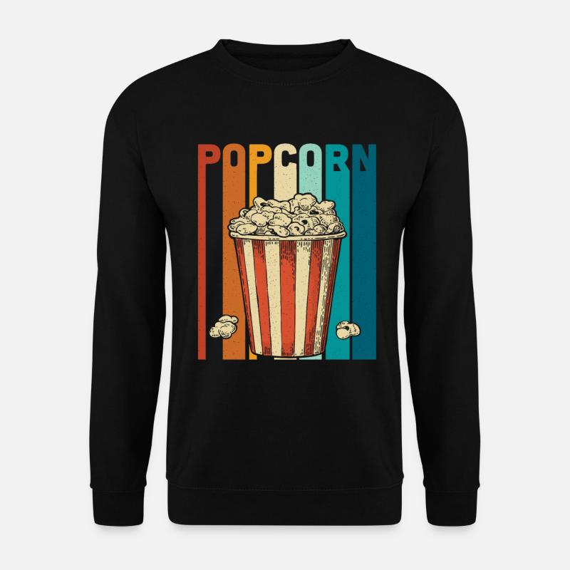 Popcorn - Unisex Pullover - Schwarz