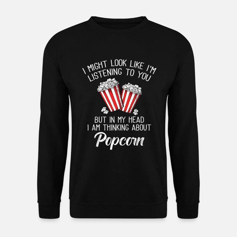 Popcorn - Unisex Pullover - Schwarz