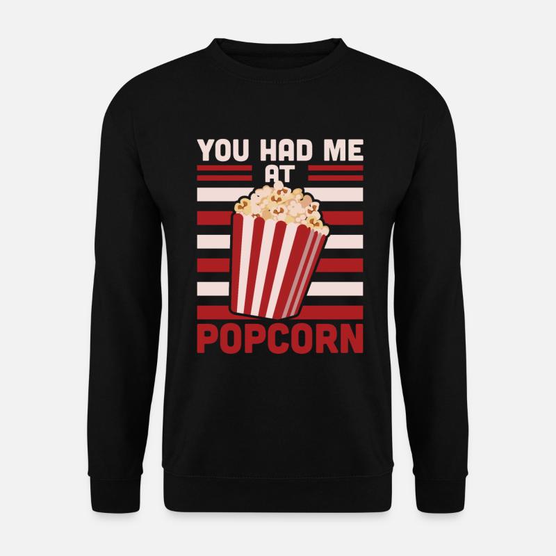 Popcorn - Unisex Pullover - Schwarz