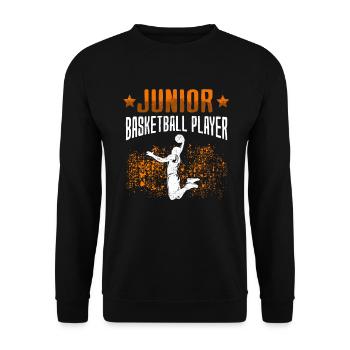 Basketteur junior Basketteur - Sweat-shirt Unisexe - noir - Devant - Alina (178cm) & Michal (187cm)