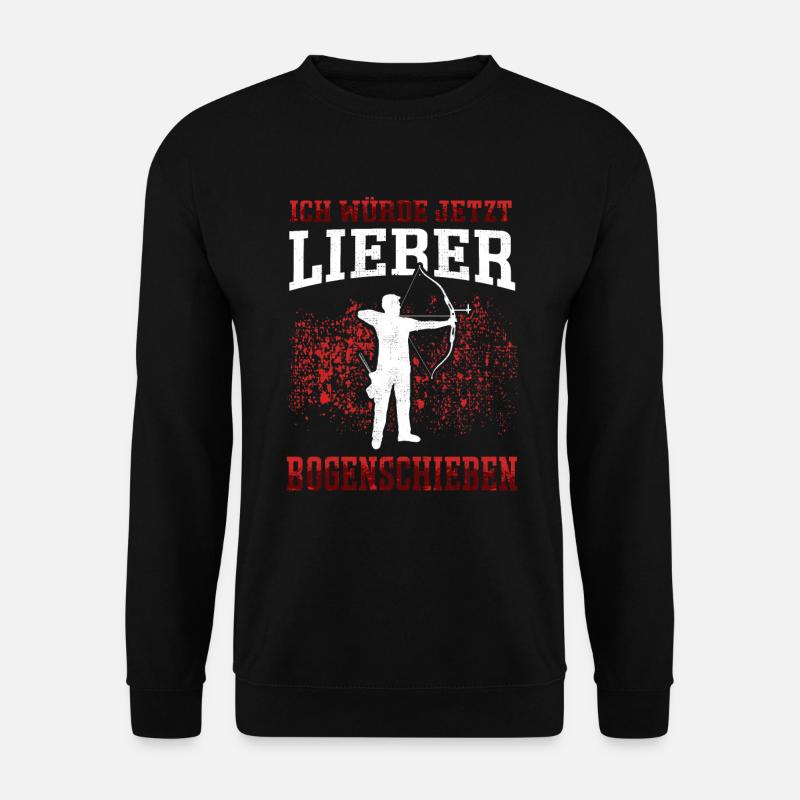 Lieber Bogenschießen Bogenschütze Bogenschützen - Unisex Pullover - Schwarz