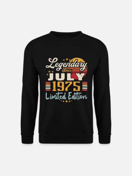 July 1975 Anniversary - Limited Edition | 1975 - Unisex Sweatshirt - black