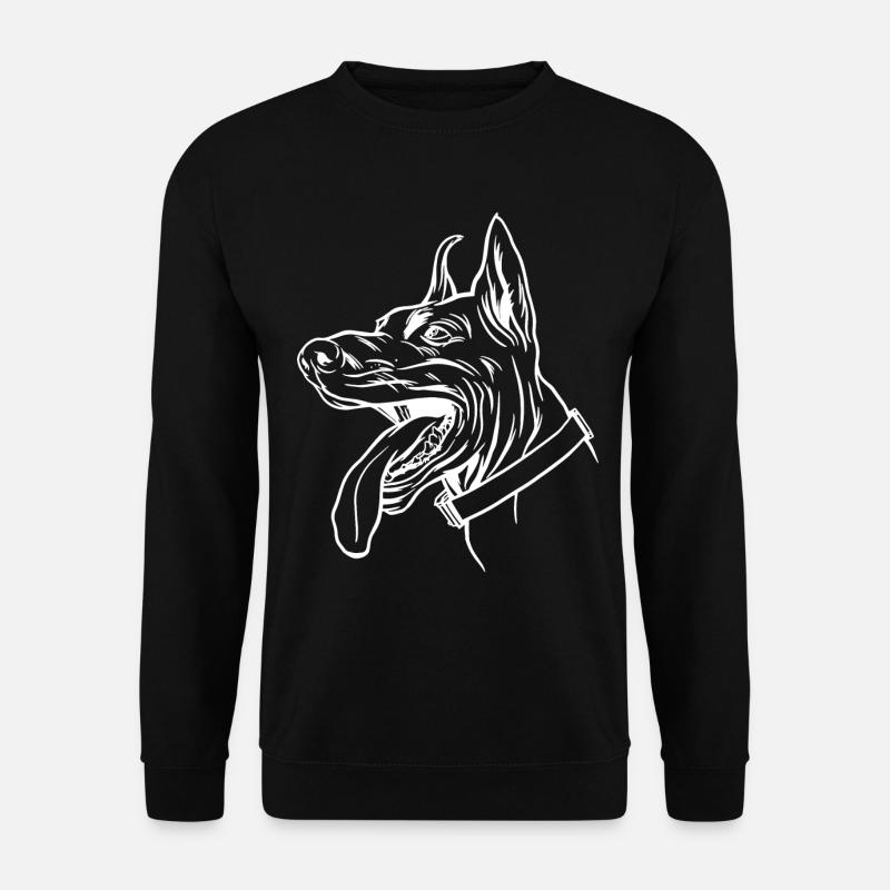 Dobermann Hund - Unisex Pullover - Schwarz