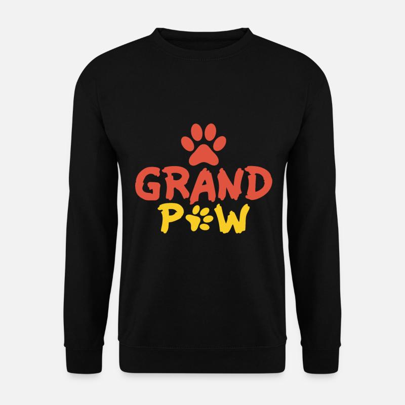 Grand Paw - Pfote - Unisex Pullover - Schwarz