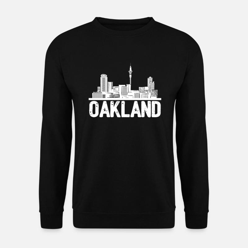 Oakland Skyline - Unisex Pullover - Schwarz