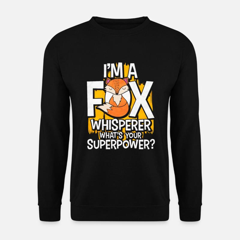 Fox - Unisex Sweatshirt - black