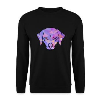 Whippet - Unisex Sweatshirt - black - Front - Alina (178cm) & Michal (187cm)