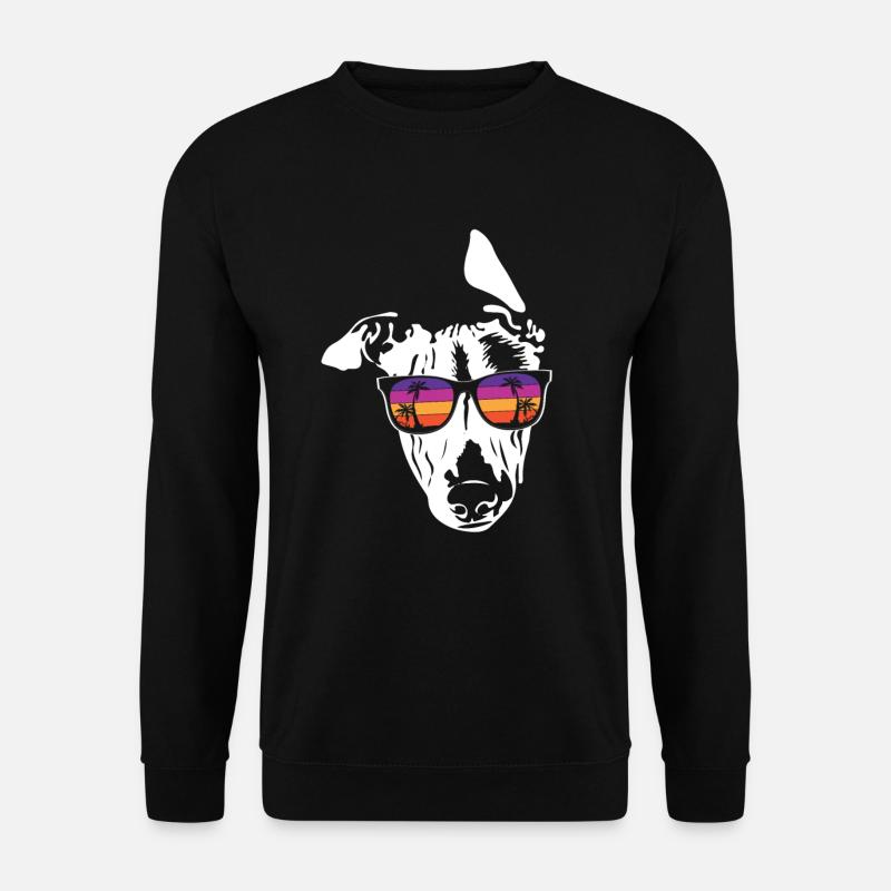 Whippet - Unisex Pullover - Schwarz