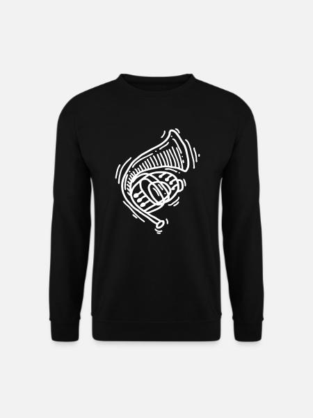 Waldhorn - Unisex Pullover - Schwarz