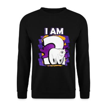 I am 2 polar bear - Unisex Sweatshirt - black - Front - Alina (178cm) & Michal (187cm)