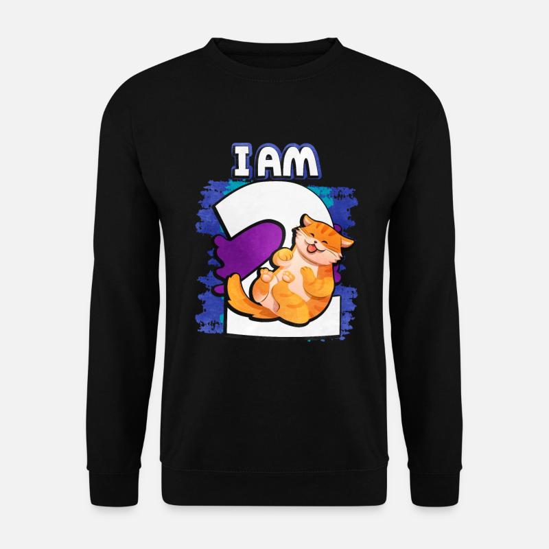 Ich Bin 2 Katze - Unisex Pullover - Schwarz