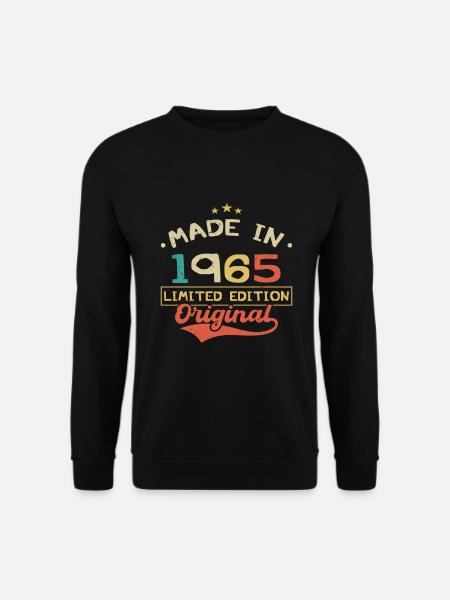Baujahr 1965 | Limitierte Edition 1965 | Original - Unisex Pullover - Schwarz
