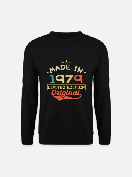 Baujahr 1979 | Limited Edition 1979 | Original - Unisex Pullover - Schwarz