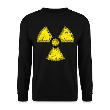 Radioactive / Symbol Radioactivity - Unisex Sweatshirt - black - Front - Alina (178cm) & Michal (187cm)