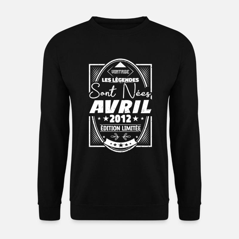 Avril 2012 - Sweat-shirt Unisexe - noir