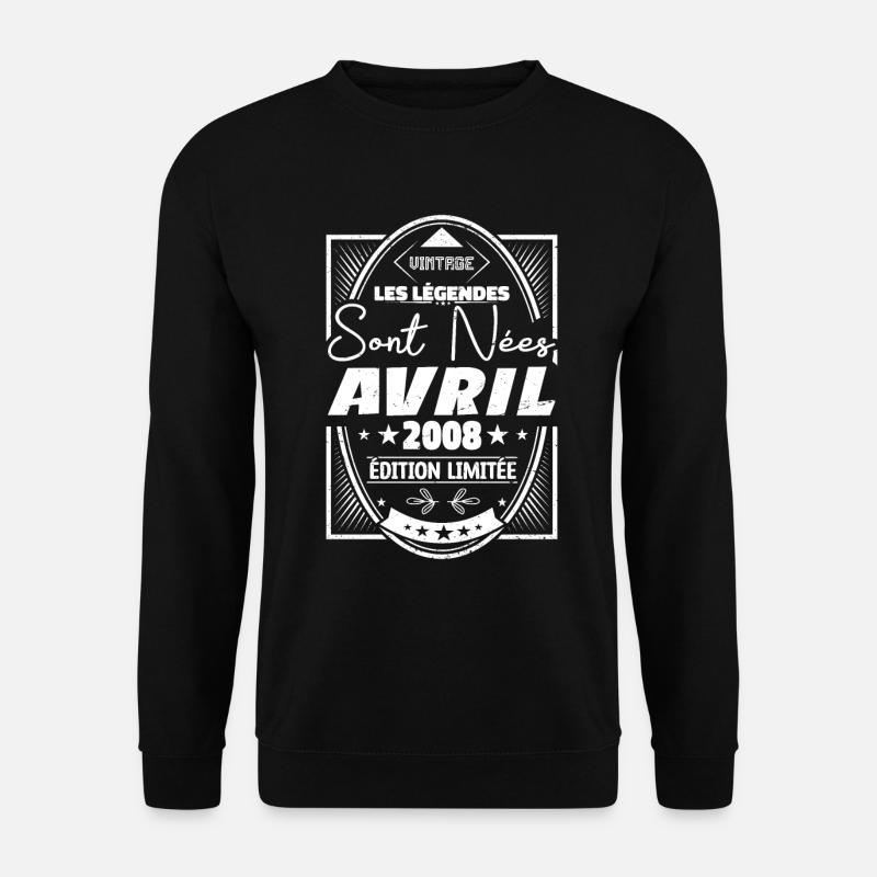 Avril 2008 - Sweat-shirt Unisexe - noir