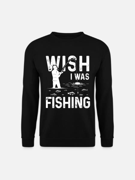 J’aimerais pêcher - Sweat-shirt Unisexe - noir