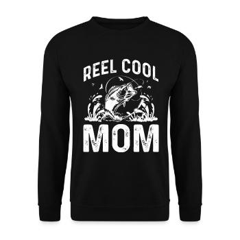 Roll Cool Maman - Sweat-shirt Unisexe - noir - Devant - Alina (178cm) & Michal (187cm)